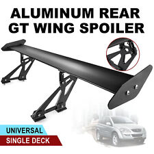 43 Universal Sedan Adjustable Aluminum Gt Hatch Rear Trunk Wing Racing Spoiler