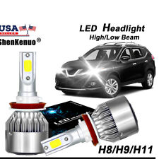 For Nissan Rogue 2014-2020 Super Bright Light Led Headlight High Beam Bulbs H9