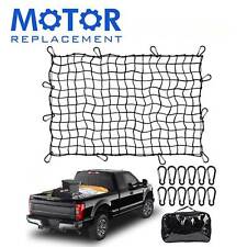 4x6 Bungee Cargo Net And Cords For Pickup Truck Bed Stretch To 8x12