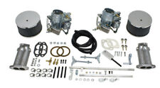 Empi 43-4430 Dual 40mm Kadron Style Carburetor Kit W Twist Linkage Vw Bug Buggy