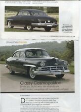 1950 Lincoln Cosmopolitan Sedan 4 Page Article