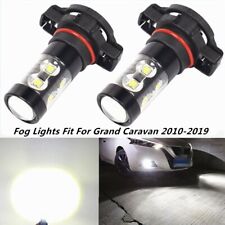 100w Fog Lights For Dodge Grand Caravan 2010-2019 6000k White Cree Led Bulbs