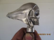 Vintage Flying Skull Ratrod Hotrod Motorcycle Car Hood Ornament