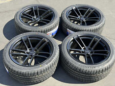 20 Black 5x115 Rims Wheels Tires Dodge Charger Challender Chrysler Srt