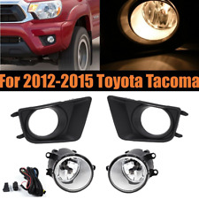 For 2012-2015 Toyota Tacoma Clear Bumper Driving Fog Lights Lamps Wbulb