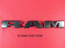 1 Oem Ram Grille Emblem Front Badge For 2019-2024 Ram 2500 3500 Black