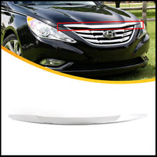 For 2011-2013 Hyundai Sonata Chrome Front Upper Grille Hood Molding Trim