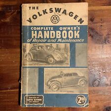 The Volkswagen Complete Owners Handbook By Floyd Clymer 1957