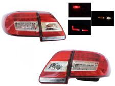 For 2011 2013 Toyota Corolla Altis Redclear Led Brake Signal Tail Light Pair