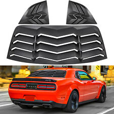 Rearside Window Louver For Dodge Challenger Windshield Sun Shade Cover 2008-23