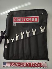Craftsman Industrial Usa 7 Pcs Sae Ratcheting Wrench Set W Pouch 24623 Open Box