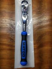 Brand New Matco Tools 38 Locking Flex Head Ratchet 9 34 Inch Blue - Sale Off
