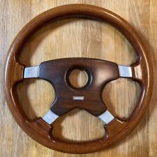 Momo Astra Steering Wheel Body Handle Wood Grain 1994 Made In Italy Used