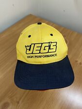 Jegs High Performance Auto Parts Yellow Cap Snapback Vintage