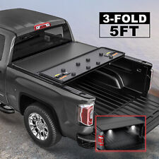 3-fold Truck Hard Tonneau Cover For 2004-2014 Chevy Colorado Gmc Canyon 5ft Bed