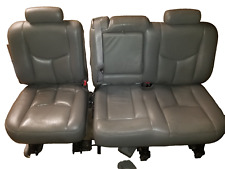00 - 06 Suburban Yukon Xl Escalade Esv Gray Leather 2nd Row Bench Seats Seat