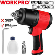 Workpro 12inch Drive Air Impact Wrench Pneumatic Impact Wrench 880ft.lb 7500rpm