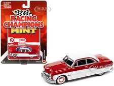 1950 Ford Coupe Red White 164 Model Racing Champions Rc015-rcsp024