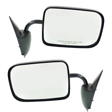 Manual Textured Side View Mirrors Pair Set Of 2 For 94-97 Dodge Ram 2500 1500