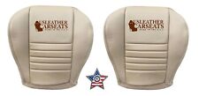 1999-2004 Ford Mustang Gt Driver Passenger Bottom Leather Seat Cover Tan
