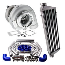 Gt35 Gt3582 Turbo Kit T3 Ar.7063 Turbo Charger With Intercooler Pipe Set