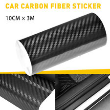 Car Door Edge Guard Sill Bumper Protector Sticker Carbon Fiber Universal 10cm3m