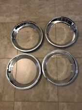 Amc Javelin Amx 15 Replacement Style Rally Wheel Trim Ring Set