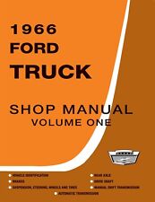 1966 Ford Truck Shop Manual 4 Volume Set F Series P-series B-series C-series