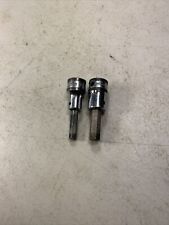 Snap On Tools Lot Of 2 Vintage Metric Socket Drivers38 Drive 6mm 8mm
