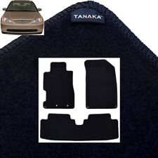 Tanaka Premium Black Carpet Floor Mats For 01-05 Civic 3 Pieces