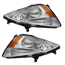 Car Headlight Assy For 03-07 Honda Accordclear Lens 1 Pair Headlamps