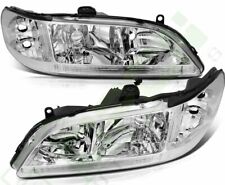 Chrome Headlights Fits 1998-2002 Honda Accord Front Clear Headlamps Left Right