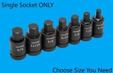 Craftsman 12 Drive Impact Sae Hex Bit Allen Single Socket-pick Your Size New