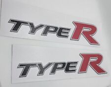 2 Pcs New Type R Vinyl Decal Sticker Side Graphics Honda Fk8 Civic Type R Ek9