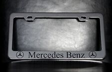 Mercedes-benz License Plate Frame Custom Made Of Chrome Plated Metal
