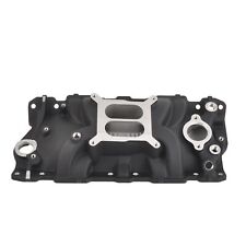Aluminum Intake Manifold Dual Plane Bk For 1955-86 Small Block Chevy 305 350 383