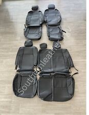 Katzkin Black Leather Seat Covers Upgrade For Toyota Tacoma Double Cab 2024-2025