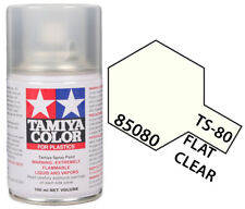 Tamiya 85080 Ts-80 Matte Flat Clear Top Coat Lacquer Spray Paint 100ml - Us