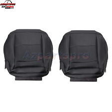 Front Bottom Leather Seat Cover Lr Black For 2010-2014 Mercedes Benz E350 E550