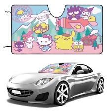 Car Windshield Sun Shade For Hello Kitty And Friends Suv Truck Front Window