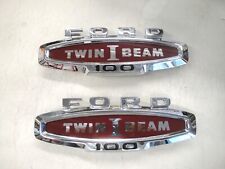 66 1966 Ford Truck F100 F250 Twin I Beam Chrome Side Emblem New 