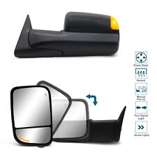 Upgraded Tow Mirrors For 1998-2001 Dodge Ram 1500 Power Heated Led Signal Light