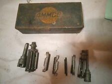Vintage Ammco Model 150 And 250 Small Bore Hones With Original Metal Box