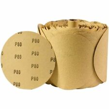 80 Grit 6 In Psa Sanding Disc Sticky Back Sandpaper 100 Roll Adhesive Da Sander