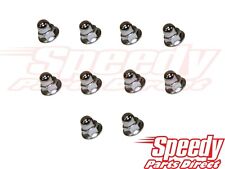 For Volvo 10 Pack License Plate Mounting Nut Chrome Acorn Metric 6mm