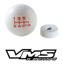 Vms White Red Fing Fast Shift Knob For 6 Speed Short Throw Shifter Lever M10x1.5