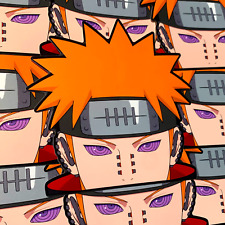 Pain Anime Peeker Sticker Naruto Shippuden Car Decal