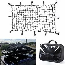 Roof Rack 22x38 Elastic Bungee Cargo Net Stretch To 44x76 For Trailer Truck