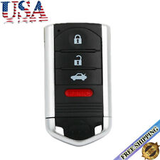 For Acura Zdx Rdx Ilx Tl 4 Buttons Uncut Blade Smart Remote Key Case Shell Fob