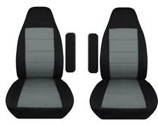 Front Set Bucket Seat Covers With Armrests Fits Ford F250 Trucks 1989 To 1998